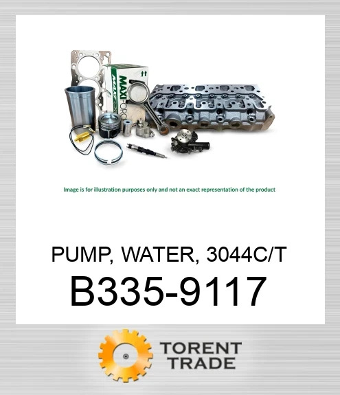 B335-9117 Насос, водяний, 3044C/T MAXIFORCE
