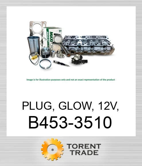 B453-3510 Свічка накалу, 12В, 3054/C3.3/C4.4/C6.6  MAXIFORCE
