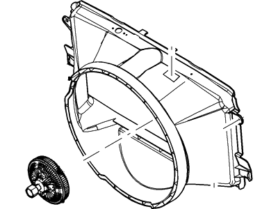 5L1Z-6505-B Кожух вентилятора радіатора