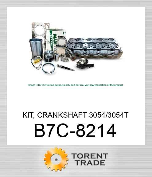 B7C-8214 Комплект, колінвал 3054/3054T  MAXIFORCE