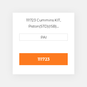 111723 Cummins KIT, Piston(STD)(ISB) Поршневий комплект