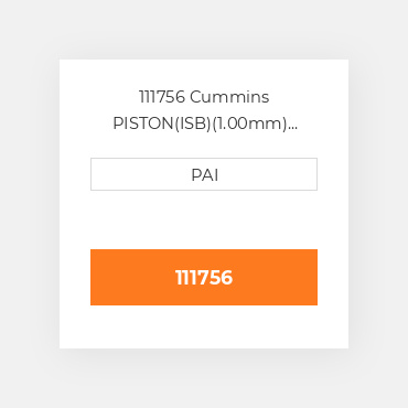 111756 Cummins PISTON(ISB)(1.00mm) Поршень комплект