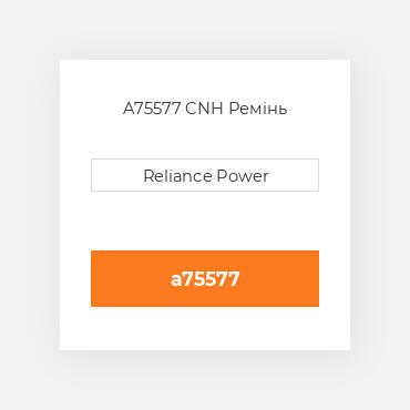 A75577 CNH Ремінь