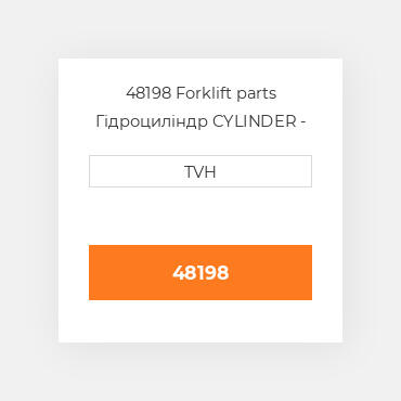 48198 Forklift parts Гідроциліндр CYLINDER - Wheel