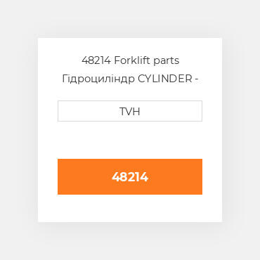 48214 Forklift parts Гідроциліндр CYLINDER - Master
