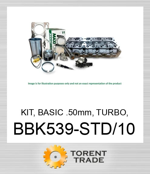BBK539-STD/10 Комплект, базовий 0.50 мм, турбо, 3024C/T MAXIFORCE