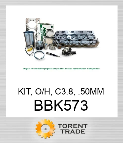 BBK573 Комплект, капітальний ремонт, C3.8, 0.50 мм MAXIFORCE