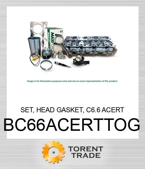 BC66ACERTTOG Комплект, прокладка головки, C6.6 ACERT MAXIFORCE