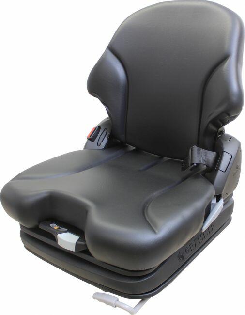 AMSS11036 Grammer Крісло кабіни Grammer Seat Assembly with Commта Arm та Swivel Gray Fabric