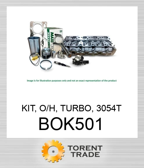 BOK501 Комплект, капітальний ремонт, турбо, 3054T  MAXIFORCE