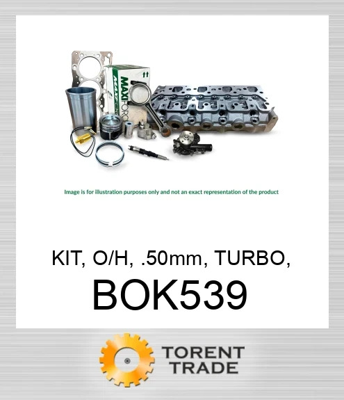 BOK539 Комплект, капітальний ремонт, 0.50 мм, турбо, 3024C/T  MAXIFORCE