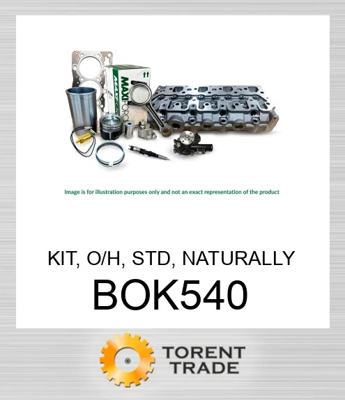 BOK540 Комплект, капітальний ремонт, стандартний, безнаддувний, 3013C C1.7  MAXIFORCE