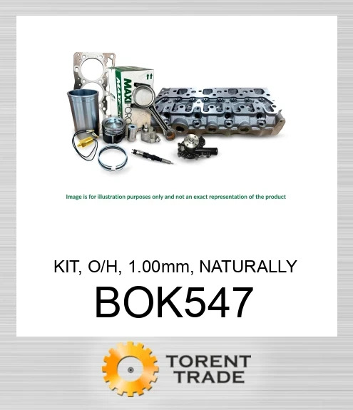 BOK547 Комплект, капітальний ремонт, 1.00 мм, безнаддувний, C3.3  MAXIFORCE