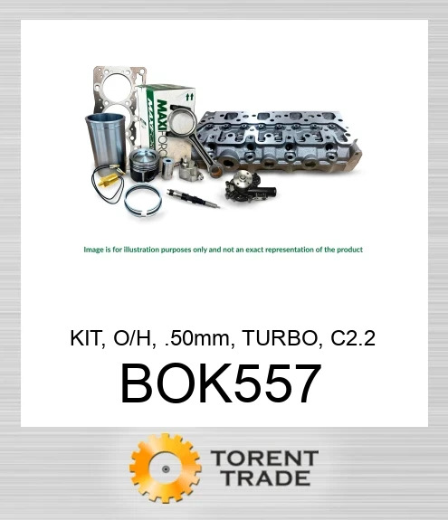 BOK557 Комплект, капітальний ремонт, 0.50 мм, турбо, C2.2  MAXIFORCE