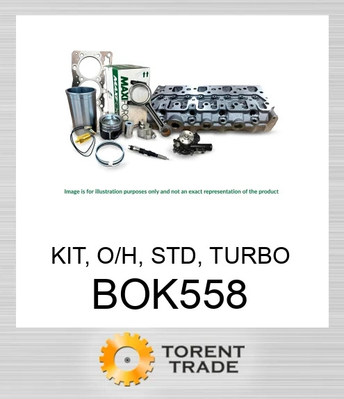 BOK558 Комплект, капітальний ремонт, стандартний, турбо з охолодженням, C2.2 MAXIFORCE