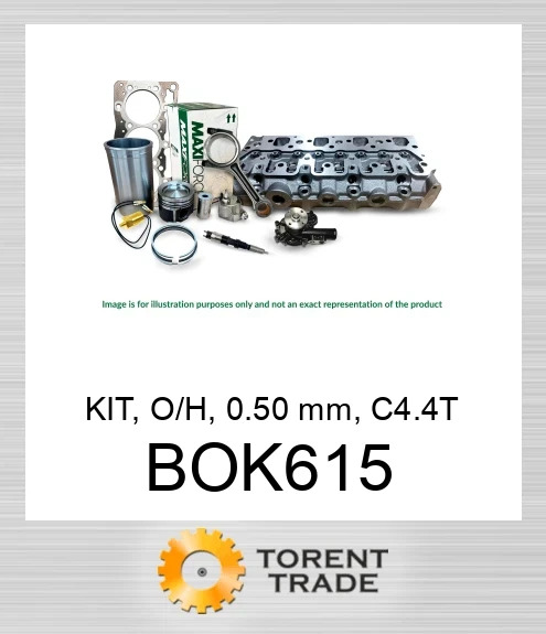 BOK615 Комплект, капітальний ремонт, 0.50 мм, C4.4T  MAXIFORCE