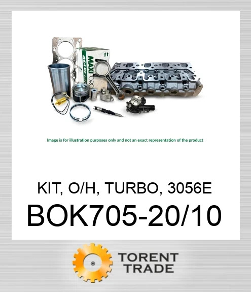 BOK705-20/10 Комплект, капітальний ремонт, турбо, 3056E MAXIFORCE