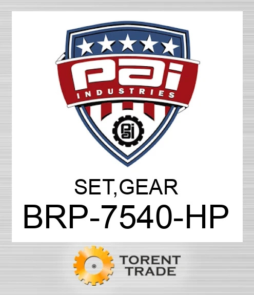BRP-7540-HP Комплект, шестерня PAI INDUSTRIES