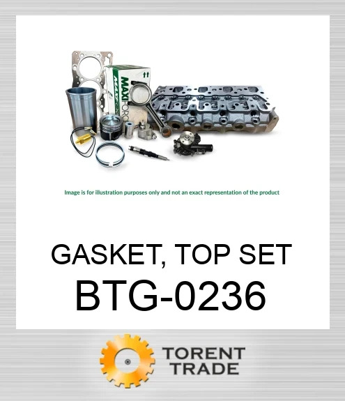 BTG-0236 Прокладка, верхній комплект  MAXIFORCE