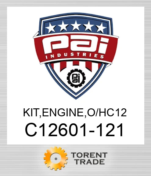 C12601-121 Комплект, двигун , o/hc 12 PAI INDUSTRIES