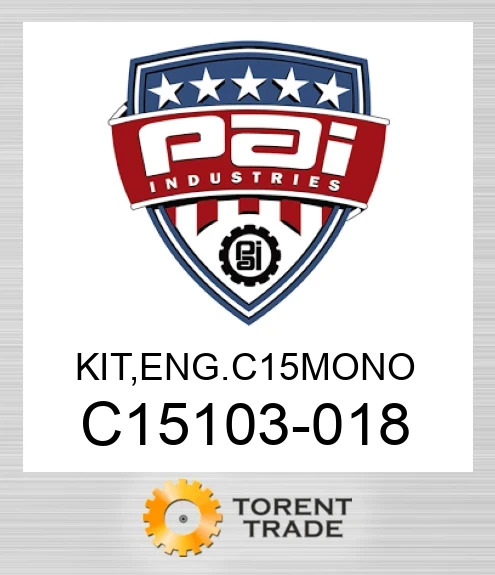 C15103-018 Комплект, двигун c 15 mono PAI INDUSTRIES
