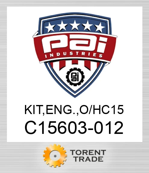 C15603-012 Комплект, двигун , o/hc 15 PAI INDUSTRIES
