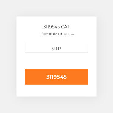 3119545 CAT Ремкомплект гидронасос: барель поршні ROTATING G