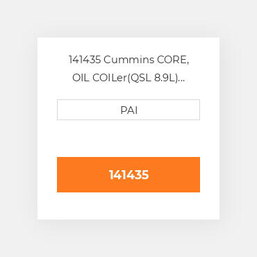 141435 Cummins CORE, OIL COILer(QSL 8.9L) Масляний охолоджувач
