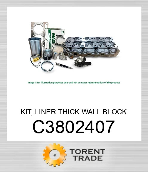 C3802407 Комплект, гільза товстостінного блоку  MAXIFORCE