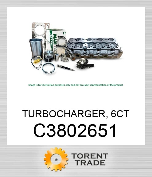C3802651 Турбокомпресор, 6CT MAXIFORCE