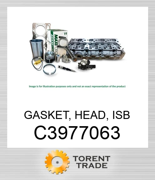C3977063 Прокладка, головка, ISBMAXIFORCE