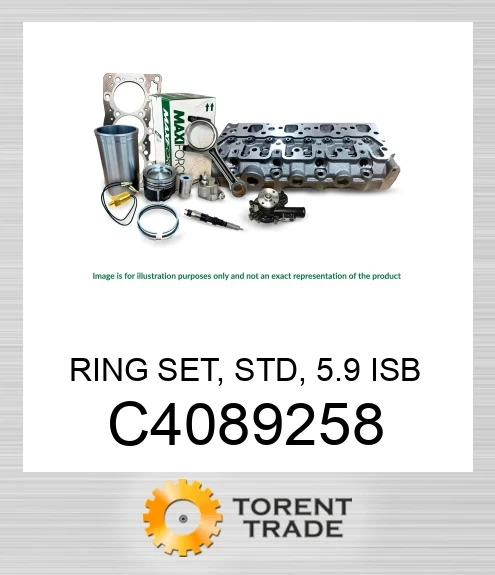 C4089258 Комплект кілець, стандартний, 5.9 ISB MAXIFORCE