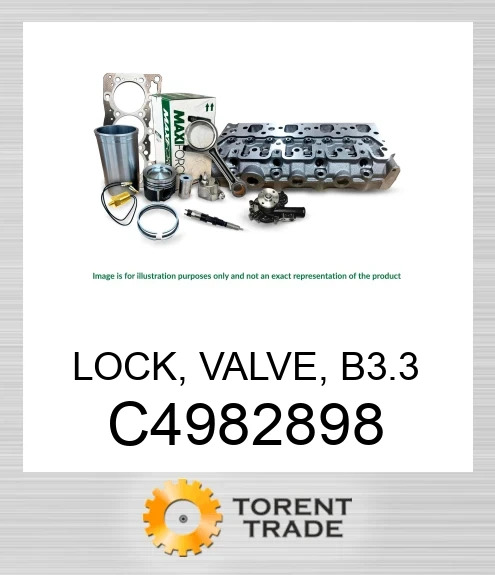 C4982898 Фіксатор, клапан, B3.3 MAXIFORCE