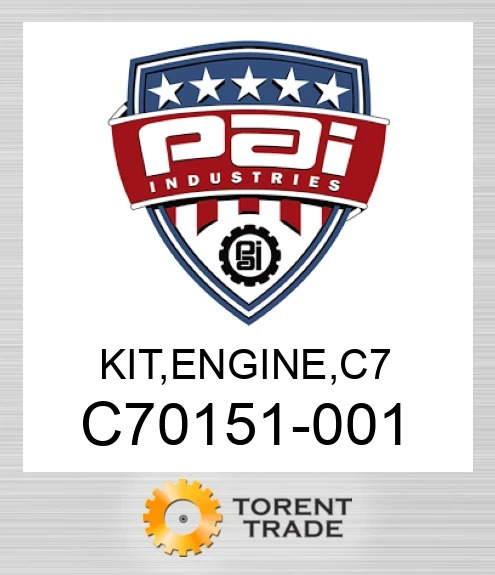 C70151-001 Комплект, двигун , c 7 PAI INDUSTRIES