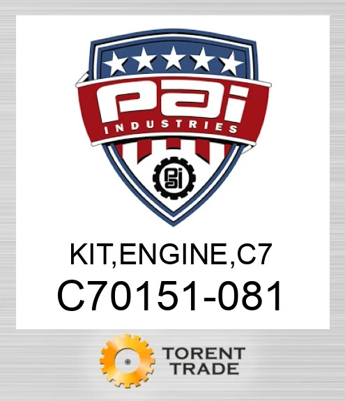 C70151-081 Комплект, двигун , c 7 PAI INDUSTRIES