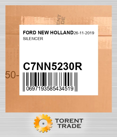 C7NN5230R глушник FORD NEW HOLLAND NEW AFTERMARKET