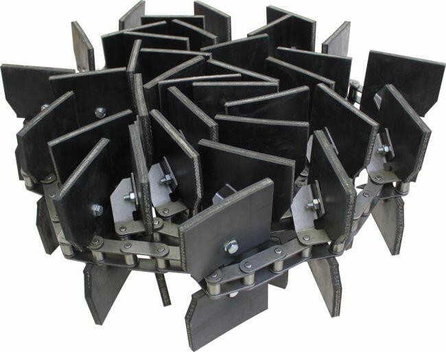 AM270725M91 Massey Ferguson Ланцюг елеватора Clean Grain Elevator Chain Rubber Paddles