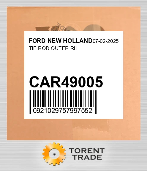 CAR49005 Зовнішня рульова тяга RH FORD NEW HOLLAND NEW AFTERMARKET