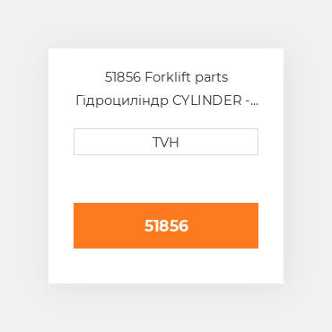 51856 Forklift parts Гідроциліндр CYLINDER - Brake Master