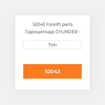 52043 Forklift parts Гідроциліндр CYLINDER - Master