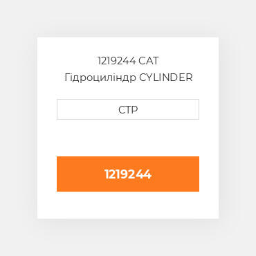 1219244 CAT Гідроциліндр CYLINDER G