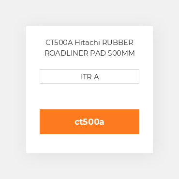 CT500A CAT RUBBER ROADLINER PAD 500MM Подушка