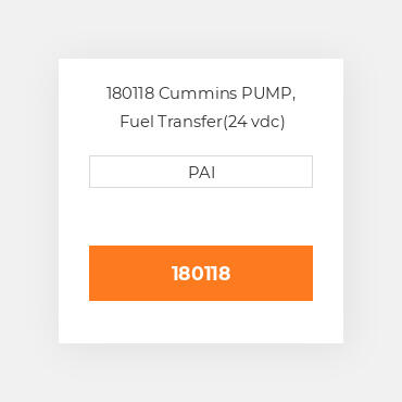 180118 Cummins PUMP, Fuel Transfer(24 vdc) Помпа