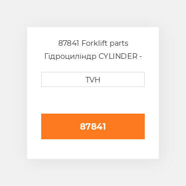 87841 Forklift parts Гідроциліндр CYLINDER - Steering