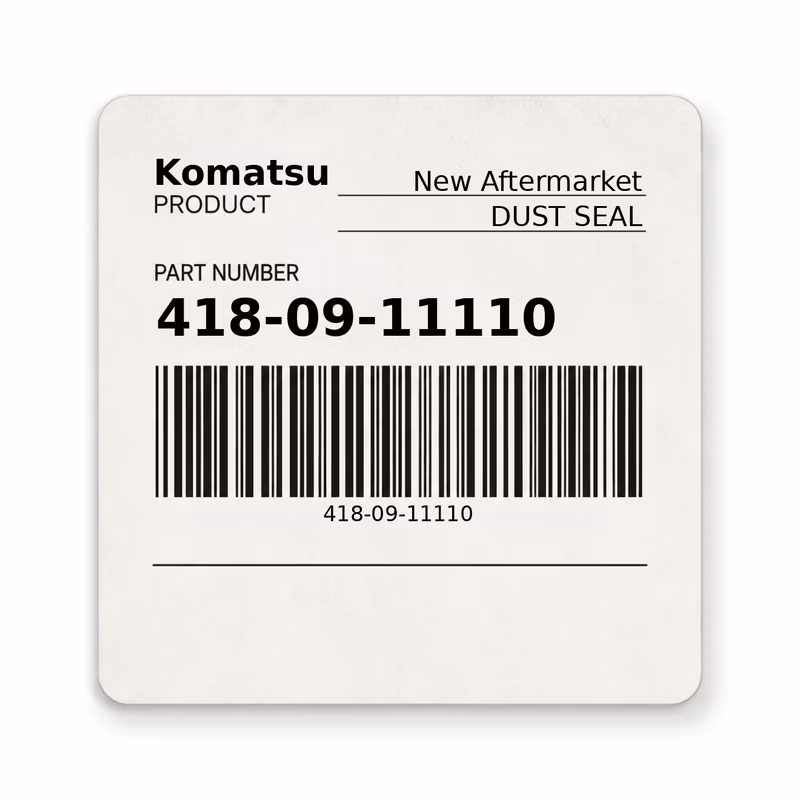 418-09-11110 DUST SEAL fits Komatsu (New Aftermarket)