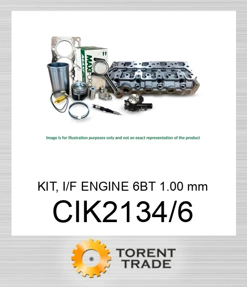 CIK2134/6 Комплект, двигун I/F 6BT 1.00 мм  MAXIFORCE