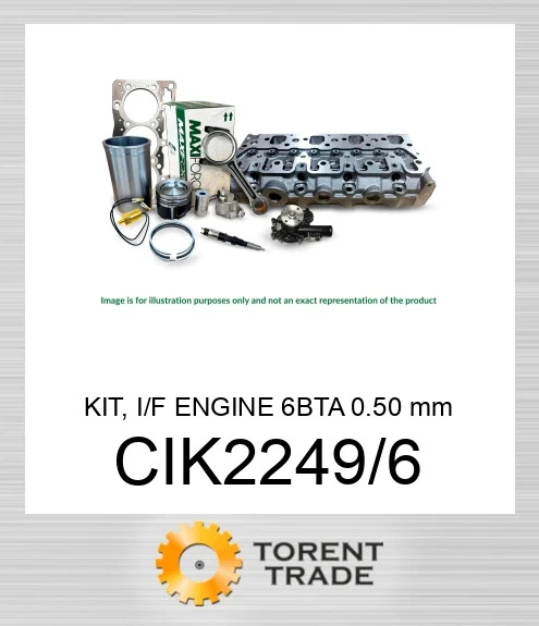 CIK2249/6 Комплект, двигун I/F 6BTA 0.50 мм  MAXIFORCE