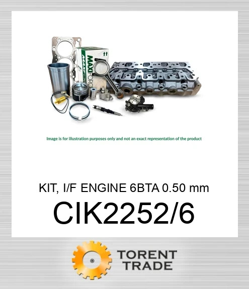 CIK2252/6 Комплект, двигун I/F 6BTA 0.50 мм  MAXIFORCE