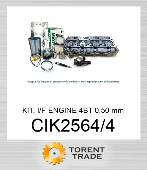 CIK2564/4 Комплект, двигун I/F 4BT 0.50 мм  MAXIFORCE
