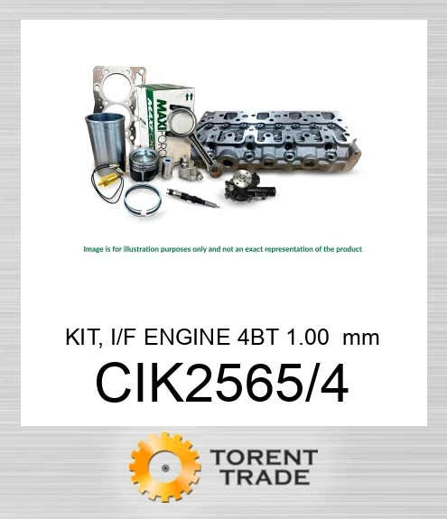 CIK2565/4 Комплект, двигун I/F 4BT 1.00 мм  MAXIFORCE